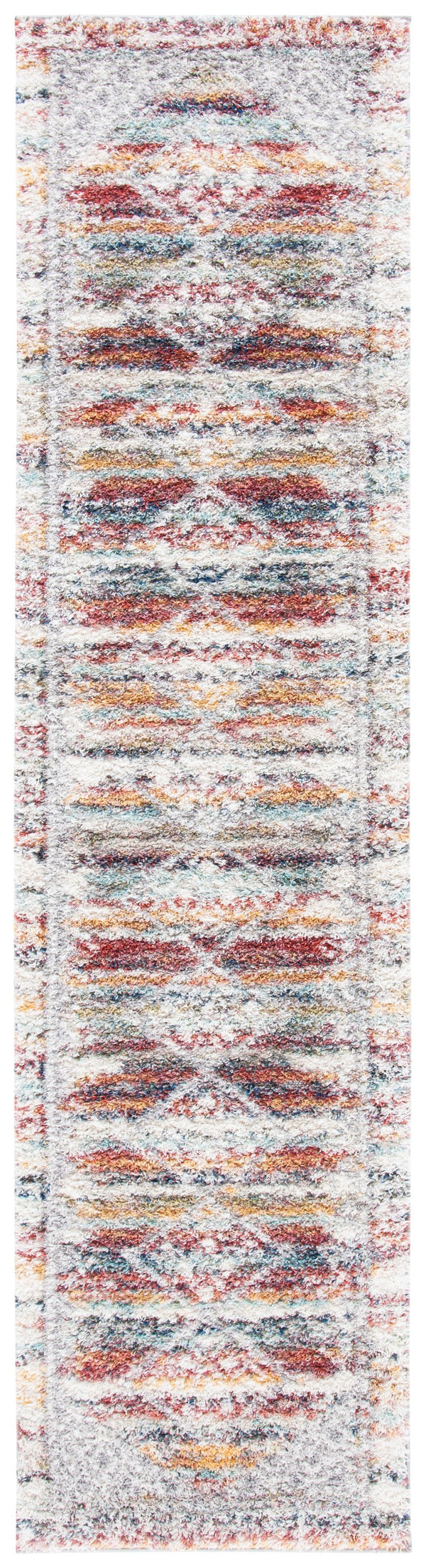 Safavieh Calista Contemporary Ivory & Rust Geometric Rug 3X5, Power-Loomed Turkey, Durable Soft Pile, Easy Care CAL136A-3