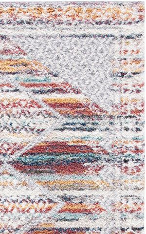 Safavieh Calista Contemporary Ivory & Rust Geometric Rug 3X5, Power-Loomed Turkey, Durable Soft Pile, Easy Care CAL136A-3