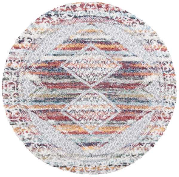 Safavieh Calista Contemporary Ivory & Rust Geometric Rug 3X5, Power-Loomed Turkey, Durable Soft Pile, Easy Care CAL136A-3