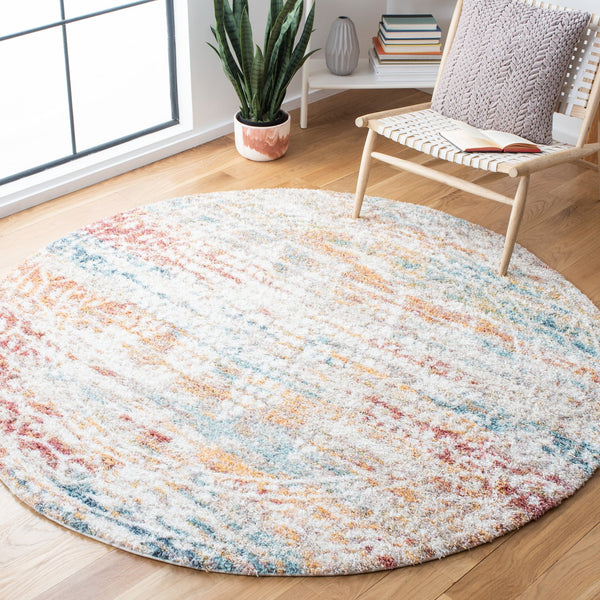 Safavieh Calista Bohemian Ivory Beige Accent Rug, Low-Profile 1" Pile, Durable Power-Loomed Turkish Design 2'-3" x 5'-0" CAL138A-25