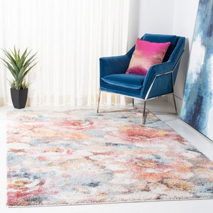 Safavieh Calista Plush Rust And Ivory Shag Rug — Power-Loomed Turkish Polypropylene FriséE For Cozy Style 2'-0" x 3'-0" CAL154P-2