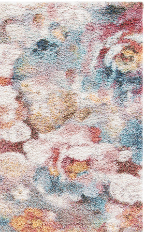 Safavieh Calista Plush Rust And Ivory Shag Rug — Power-Loomed Turkish Polypropylene FriséE For Cozy Style 2'-0" x 3'-0" CAL154P-2