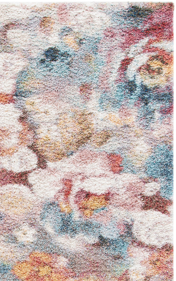 Safavieh Calista Plush Rust And Ivory Shag Rug — Power-Loomed Turkish Polypropylene FriséE For Cozy Style 2'-0" x 3'-0" CAL154P-2