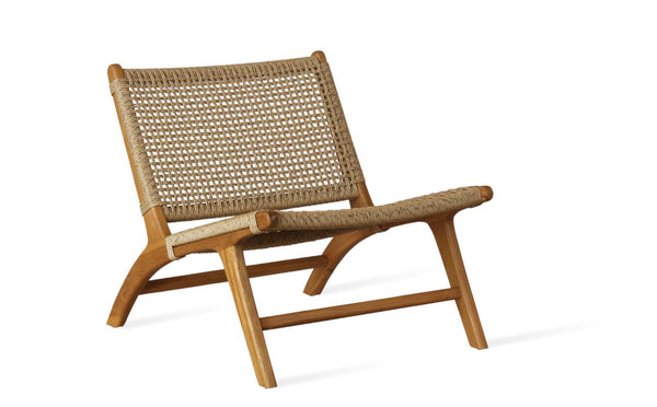 Soho Concept Calava Arm Lounge Chair - Durable Indonesian Teak Wood & Weather-resistant Viro Fiber For Comfort Teak  Soho-concept-dining-chair-14061