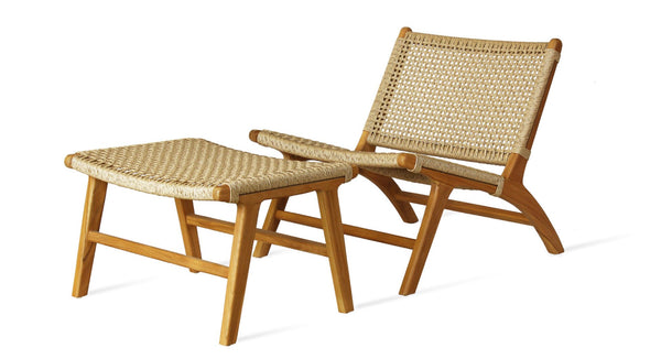 Soho Concept Calava Arm Lounge Chair - Durable Indonesian Teak Wood & Weather-resistant Viro Fiber For Comfort Teak  Soho-concept-dining-chair-14062