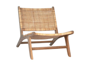 Soho Concept Calava Arm Lounge Chair - Durable Indonesian Teak Wood & Weather-resistant Viro Fiber For Comfort Teak  Soho-concept-dining-chair-14064