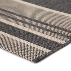 Jaipur Living Jaipur Living Pilot Flatweave Polypropylene Rug Coastal Stripe Indoor Outdoor Neutral 4'X5'7" RUG143315
