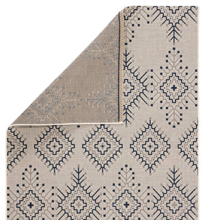Jaipur Living Jaipur Living Compass Flatweave Polypropylene Tribal Diamond Indoor Outdoor Rug 4'X5'7" RUG143310