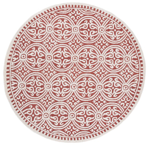 Safavieh Cambridge Hand-Tufted Wool Area Rug Ivory & Gold Traditional-Inspired Pattern Plush Texture Design 6'-0" x 6'-0" CAM123Q-6SQ