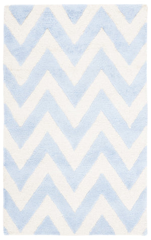 Safavieh Cambridge 139 Hand Tufted  Rug Light Blue / Ivory CAM139A-3