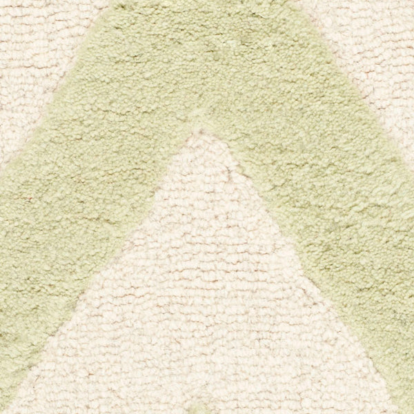 Safavieh Cambridge 139 Hand Tufted  Rug Light Green / Ivory CAM139B-2