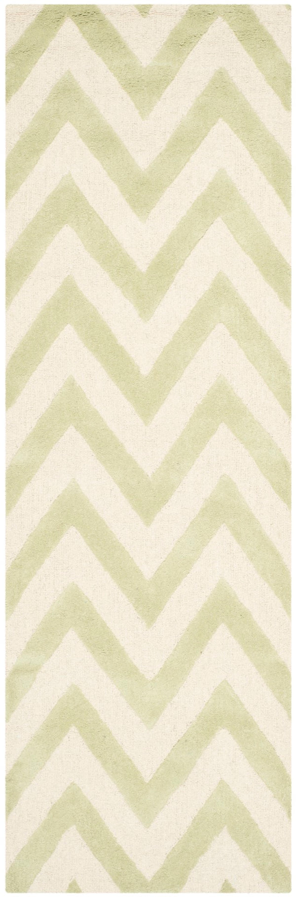 Safavieh Cambridge 139 Hand Tufted  Rug Light Green / Ivory CAM139B-28