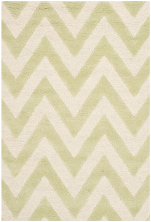 Safavieh Cambridge 139 Hand Tufted  Rug Light Green / Ivory CAM139B-3