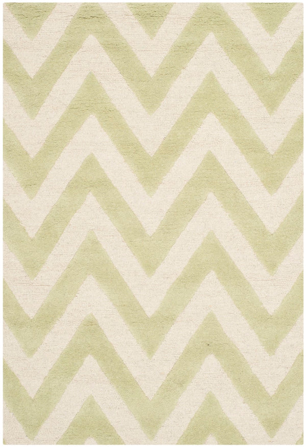 Safavieh Cambridge 139 Hand Tufted  Rug Light Green / Ivory CAM139B-3