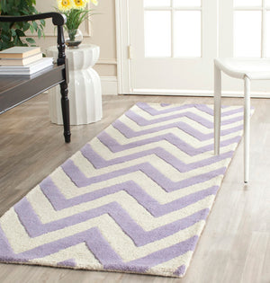 Safavieh Cambridge 139 Hand Tufted  Rug Lavander / Ivory CAM139C-28