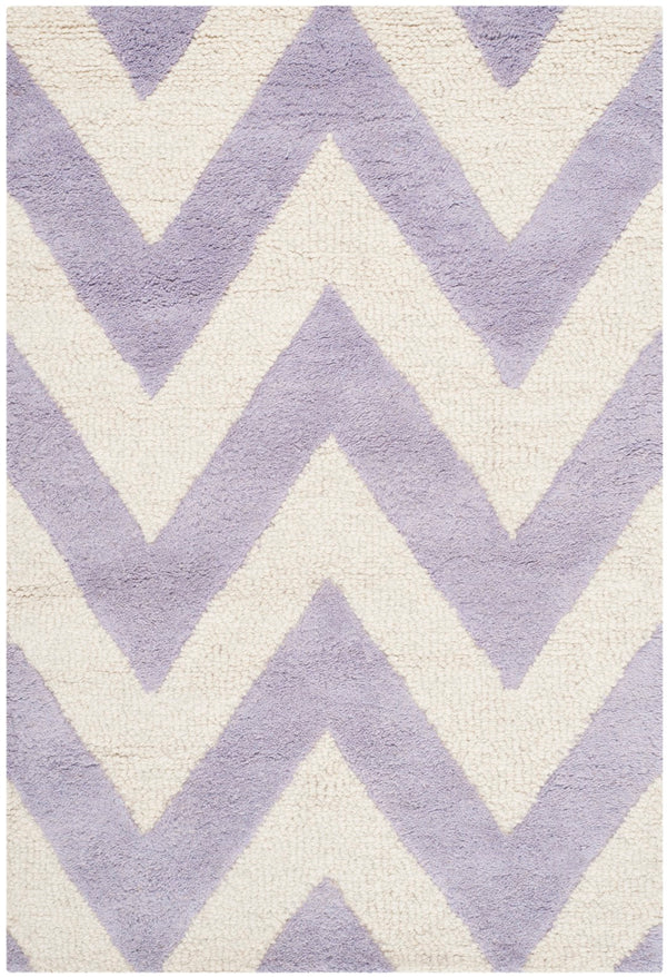 Safavieh Cambridge 139 Hand Tufted  Rug Lavander / Ivory CAM139C-2