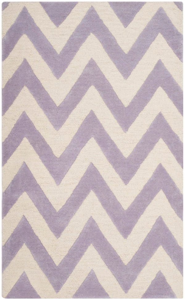 Safavieh Cambridge 139 Hand Tufted  Rug Lavander / Ivory CAM139C-3