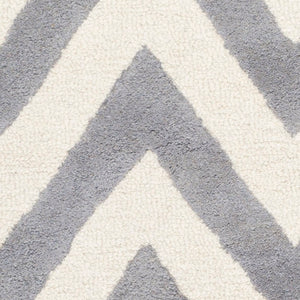 Safavieh Cambridge 139 Hand Tufted  Rug Silver / Ivory CAM139D-2