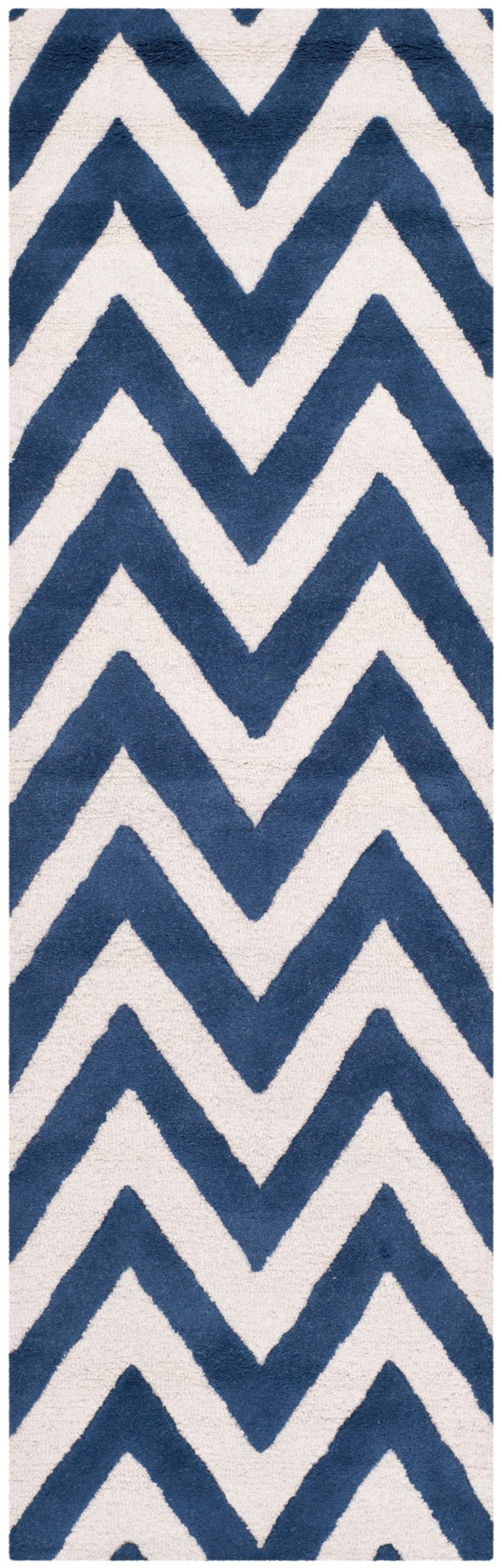 Safavieh Cambridge 139 Hand Tufted  Rug Navy / Ivory CAM139G-28