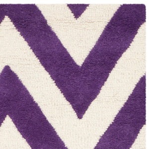 Safavieh Cambridge 139 Hand Tufted  Rug Purple / Ivory CAM139K-2