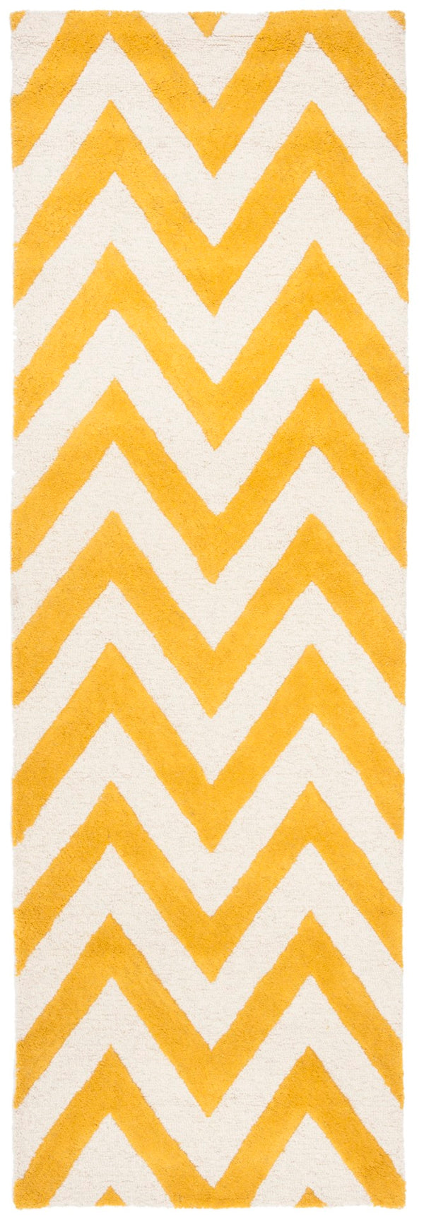 Safavieh Cambridge 139 Hand Tufted  Rug Gold / Ivory CAM139Q-28