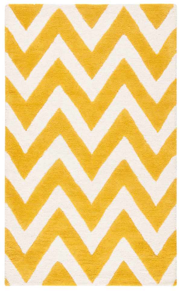 Safavieh Cambridge 139 Hand Tufted  Rug Gold / Ivory CAM139Q-3