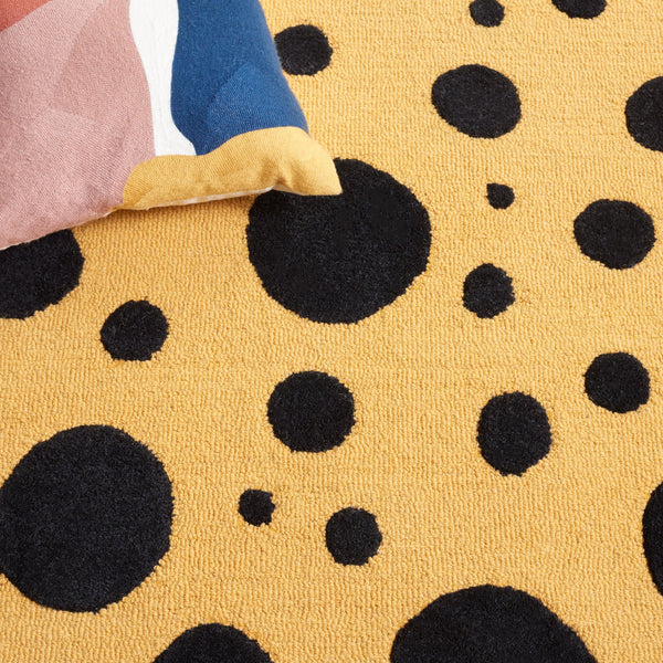 Safavieh Cambridge Hand-tufted Transitional Ivory Rug - Luxurious Wool Blend For Timeless Home Elegance Gold ,Black 80% Wool,20% Cotton Cam147d-8