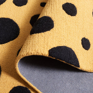 Safavieh Cambridge Hand-tufted Transitional Ivory Rug - Luxurious Wool Blend For Timeless Home Elegance Gold ,Black 80% Wool,20% Cotton Cam147d-8