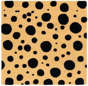 Safavieh Cambridge Hand-tufted Transitional Ivory Rug - Luxurious Wool Blend For Timeless Home Elegance Gold ,Black 80% Wool,20% Cotton Cam147d-8