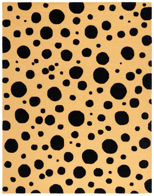 Safavieh Cambridge Hand-tufted Transitional Ivory Rug - Luxurious Wool Blend For Timeless Home Elegance Gold ,Black 80% Wool,20% Cotton Cam147d-8