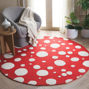 Safavieh Cambridge Hand-tufted Transitional Ivory Rug - Luxurious Wool Blend For Timeless Home Elegance Red ,Ivory 80% Wool,20% Cotton Cam147q-4