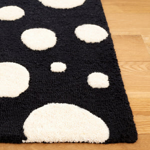 Safavieh Cambridge Hand-tufted Transitional Ivory Rug - Luxurious Wool Blend For Timeless Home Elegance Black ,Ivory 80% Wool,20% Cotton Cam147z-8