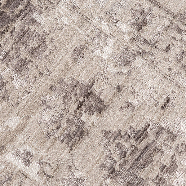 Cambridge Bordered Polyester Area Rug with Metallic Sheen for Living Rooms and Entryways