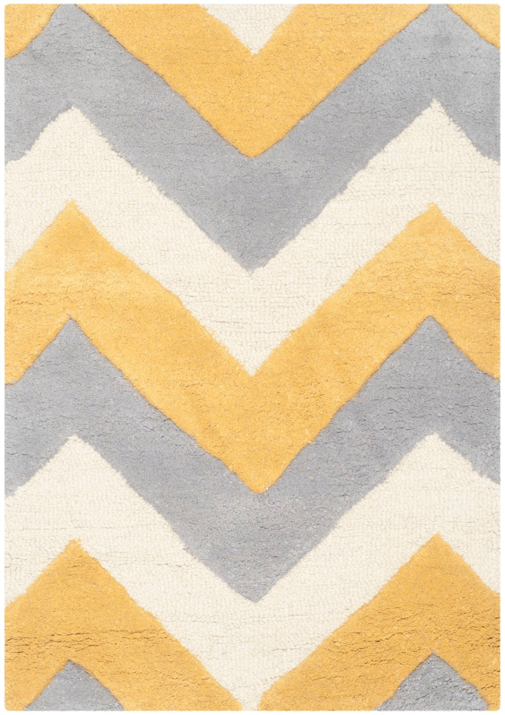 Safavieh Cambridge 153 Hand Tufted  Rug Grey / Gold CAM153A-2