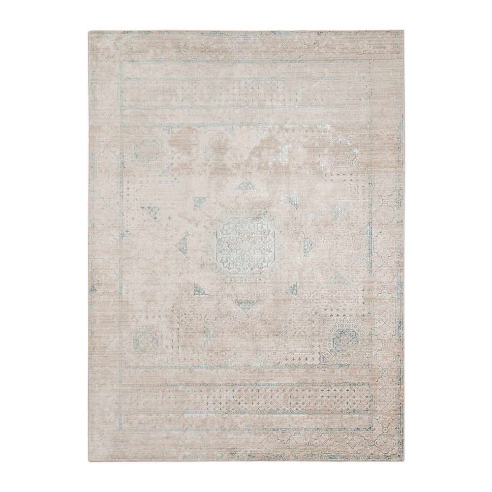 AMER Rugs Cambridge Medallion Area Rug Metallic Polyester Pile Transitional Living Room Accent CAM3231157