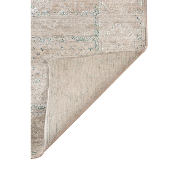 Cambridge Medallion Area Rug Metallic Polyester Pile Transitional Living Room Accent