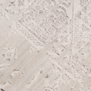 Cambridge Medallion Area Rug Power-loomed Polyester with Metallic Sheen for Entryways