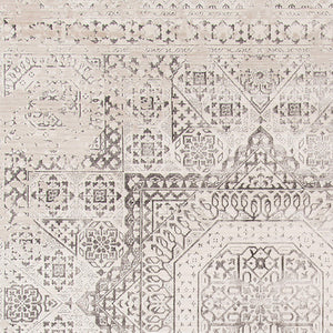 Cambridge Medallion Area Rug Power-loomed Polyester with Metallic Sheen for Entryways