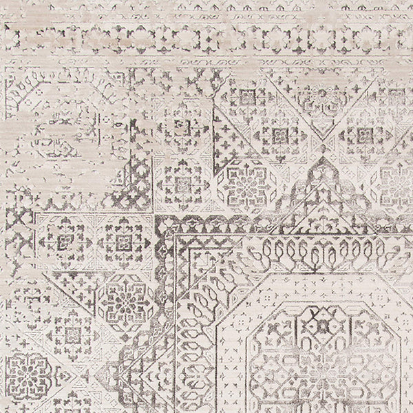 Cambridge Medallion Area Rug Power-loomed Polyester with Metallic Sheen for Entryways