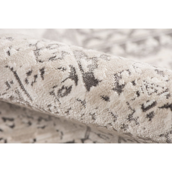 Cambridge Medallion Area Rug Power-loomed Polyester with Metallic Sheen for Entryways