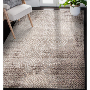 Cambridge Metallic Sheen High-low Pile Polyester Area Rug for Living Room Decor