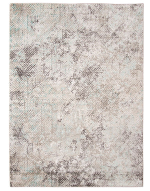 AMER Rugs Cambridge Metallic Shimmer Power Loomed Polyester Area Rug for Living and Dining Spaces 2' x 3' CAM410233