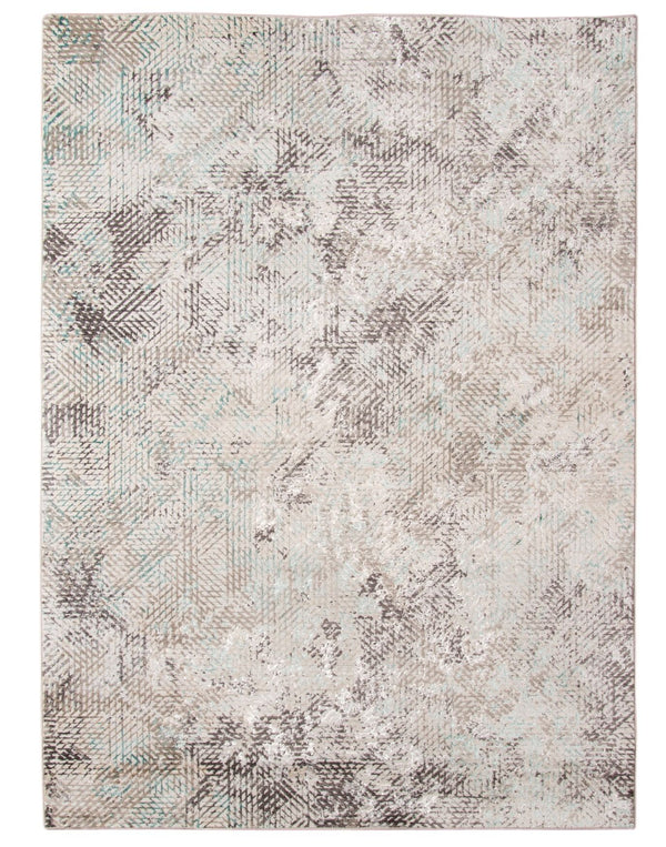 AMER Rugs Cambridge Metallic Shimmer Power Loomed Polyester Area Rug for Living and Dining Spaces 3'11" x 5'7" CAM4131157