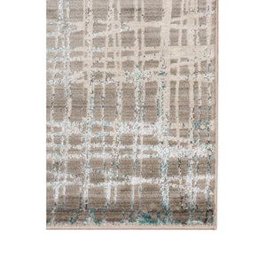 Cambridge Metallic Shimmer Power Loomed Polyester Area Rug for Living Room Decor