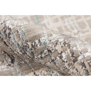 Cambridge Metallic Shimmer Power Loomed Polyester Area Rug for Living Room Decor