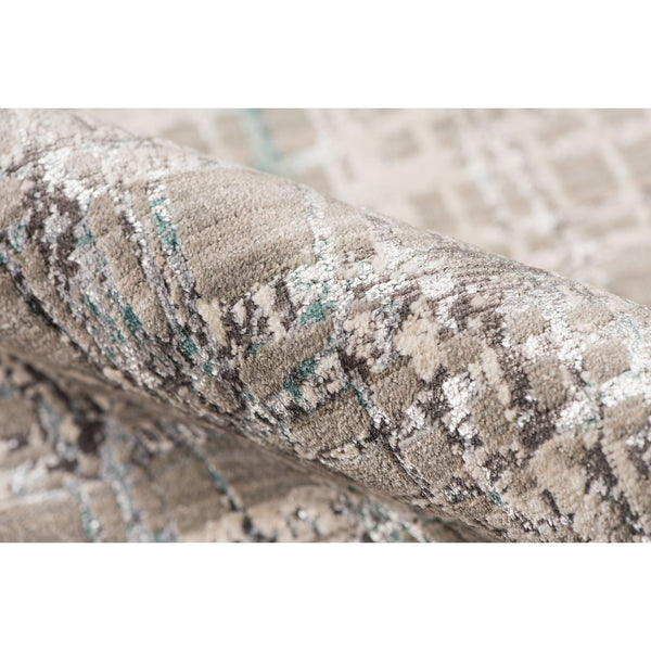 Cambridge Metallic Shimmer Power Loomed Polyester Area Rug for Living Room Decor