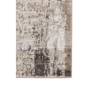 Cambridge Metallic Polyester Runner Rug Power Loomed Abstract Shimmer for Hallways
