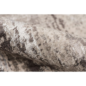 Cambridge Metallic Polyester Runner Rug Power Loomed Abstract Shimmer for Hallways