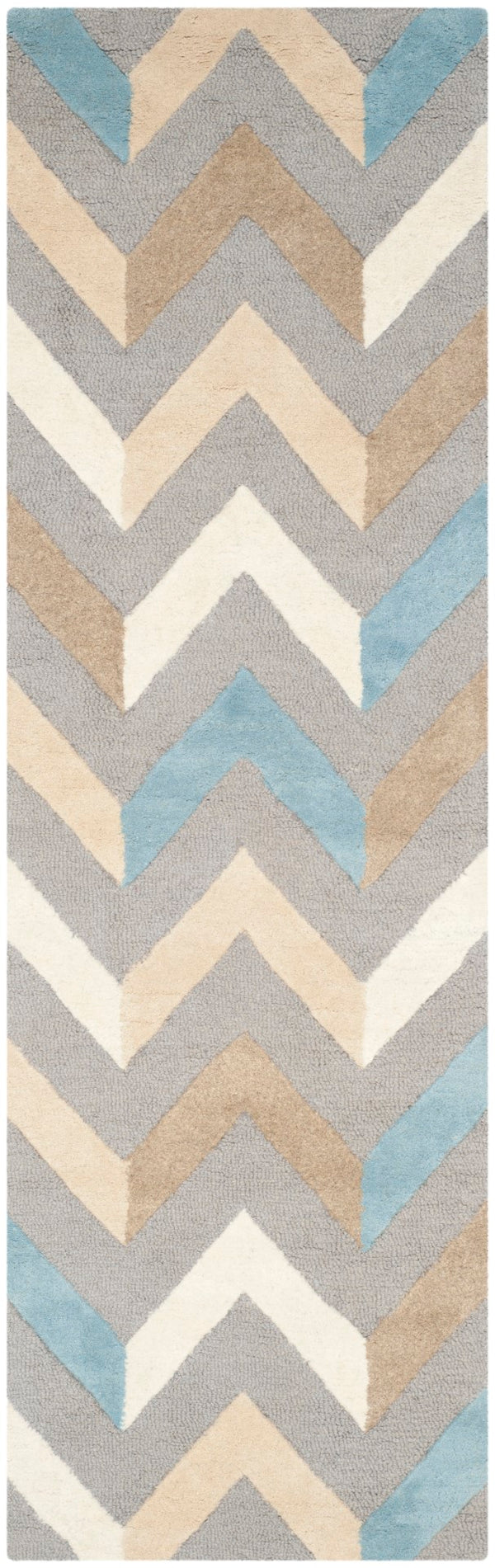 Safavieh Cambridge 580 Hand Tufted  Rug Grey / Ivory CAM580A-28