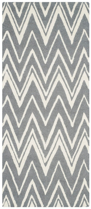 Safavieh Cambridge 711 Hand Tufted  Rug Dark Grey / Ivory CAM711D-26